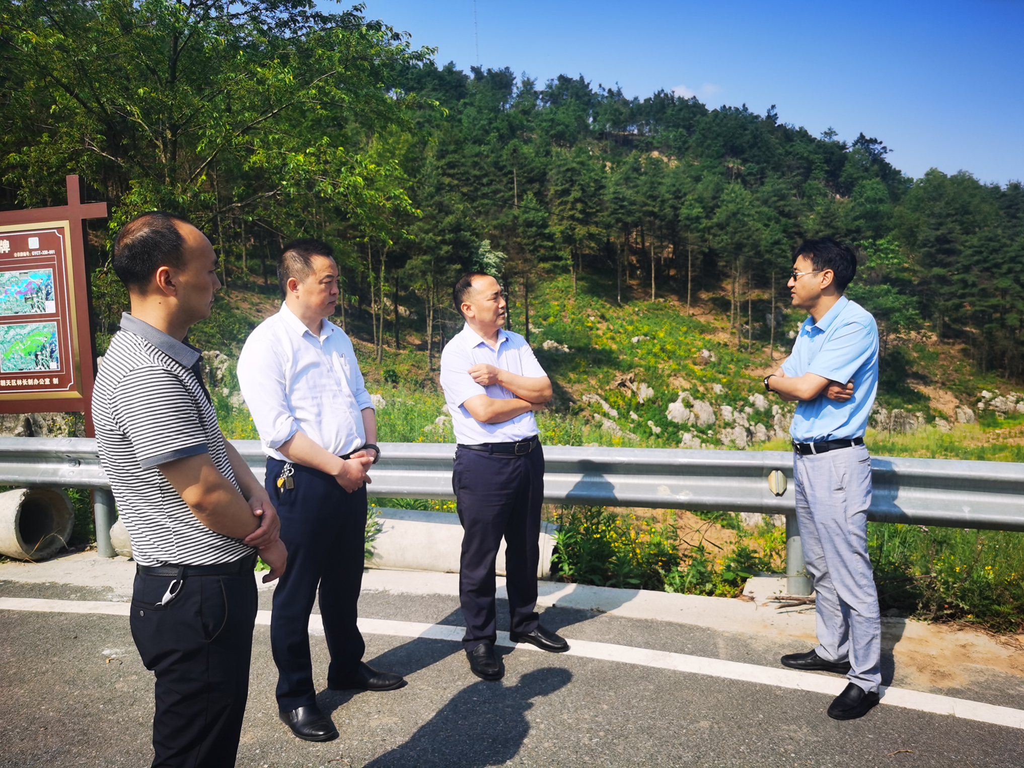 朝天区人大常委会开展全区国家储备林建设情况专题调研