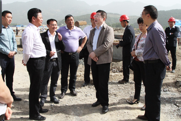 李茂森到朝天区羊木镇调研小城镇建设项目