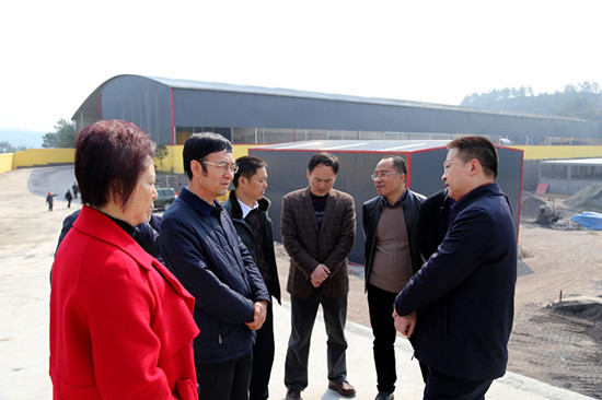 邓光志一行调研旺苍西南水泥有限公司等企业发展情况