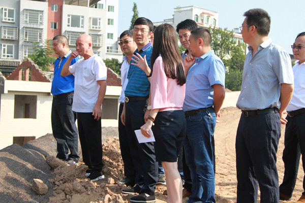 邓光志调研西二环一期道路工程