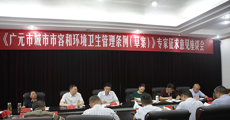《广元市城市市容和环境卫生管理条例（草案）》征求专家意见