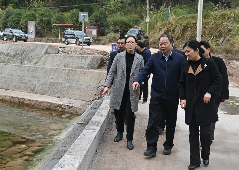 盛锦调研柳溪河河长制工作